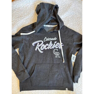 47‎ Brand Colorado Rockies Women's Hoodie Sweatshirt Size Small